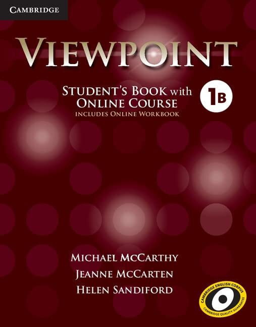 Viewpoint Level 1 Student's Book with Online Course B (Includes