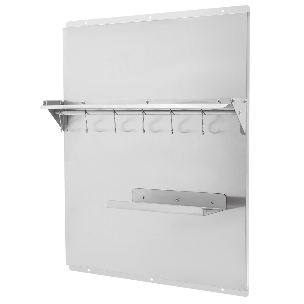 Stylish Range Backsplash for Kitchen with Storage Shelf - Wall Mounted