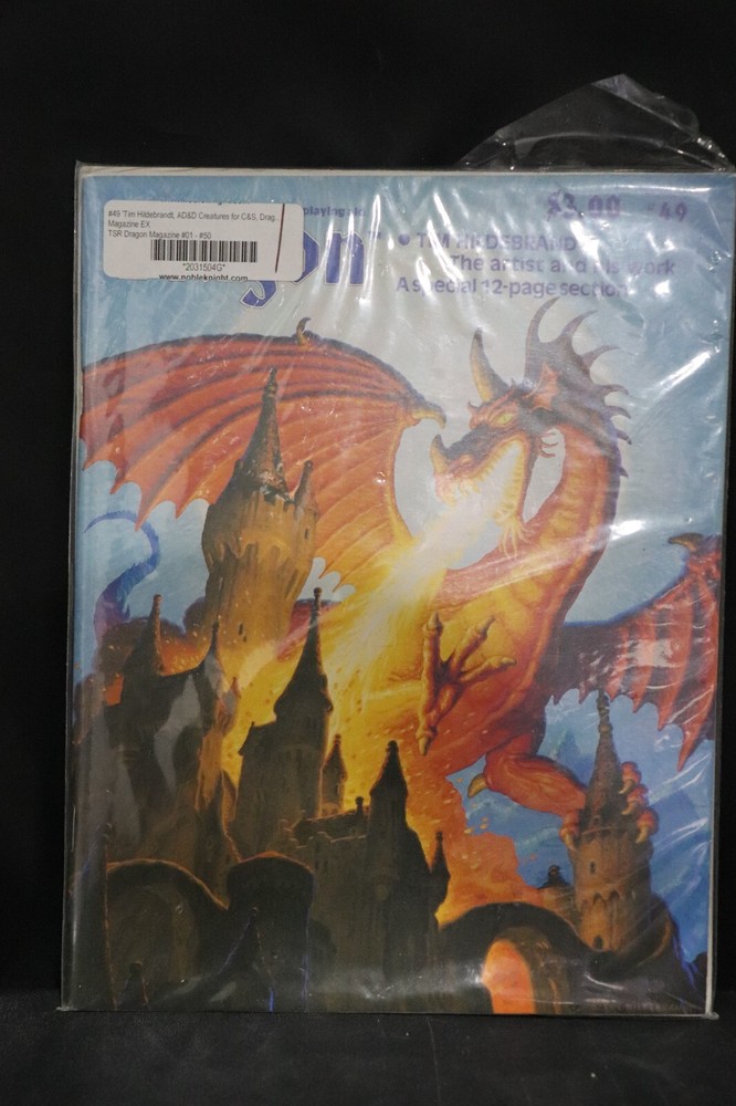 TSR D&D AID DRAGON MAGAZINE ISSUE #49 MAY 1981