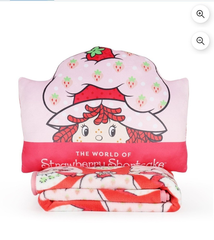 Strawberry Shortcake Pillow And Throw Blanket