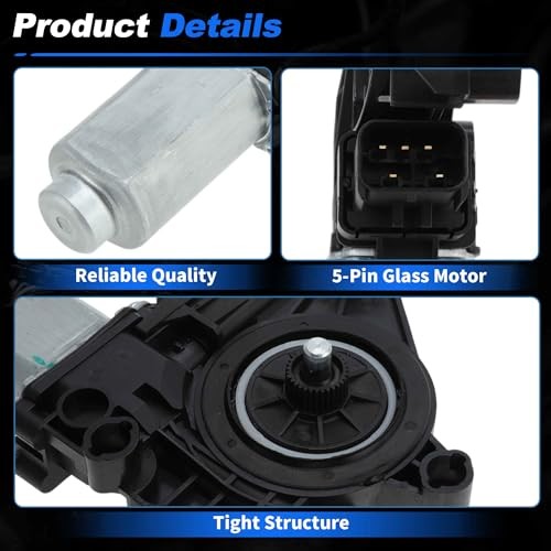 Front Left Driver Side Window Regulator Motor for Dodge Left Window Motor