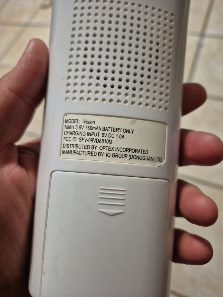 Optex iVision Wireless Video Intercom Handheld Communicator Untested