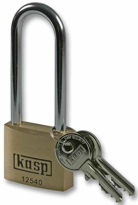 KASP SECURITY - Cadenas en laiton premium