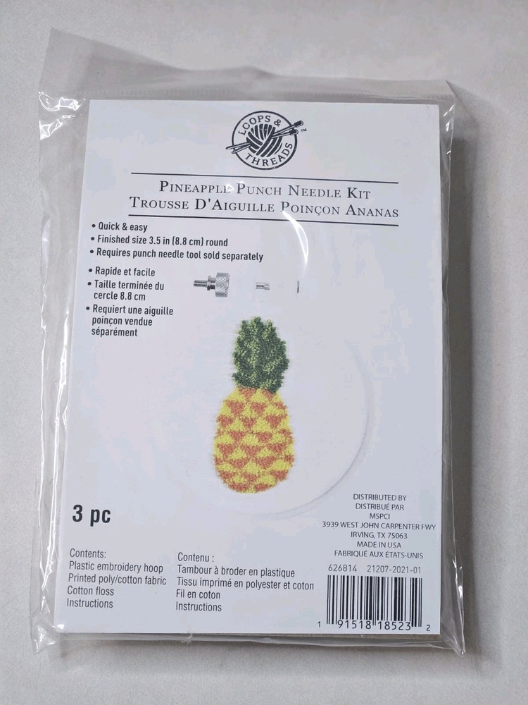 Pineapple Punch Needle Kit
