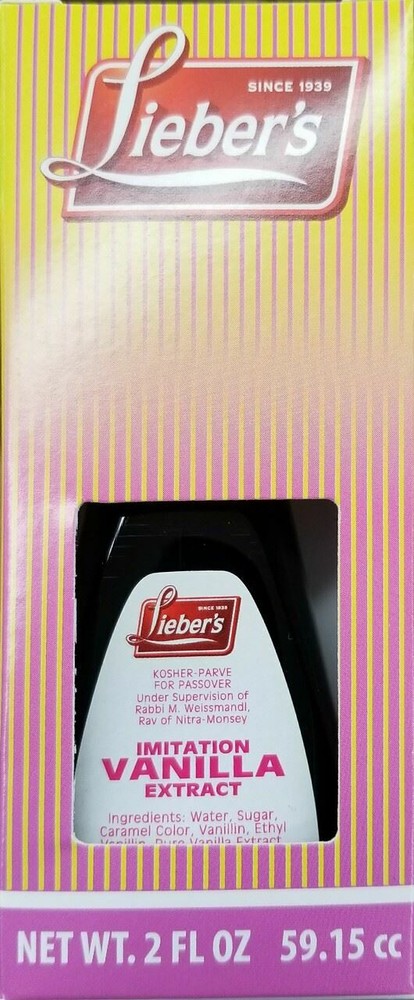 Lieber's Imitation Vanilla Extract, 2 Fl oz