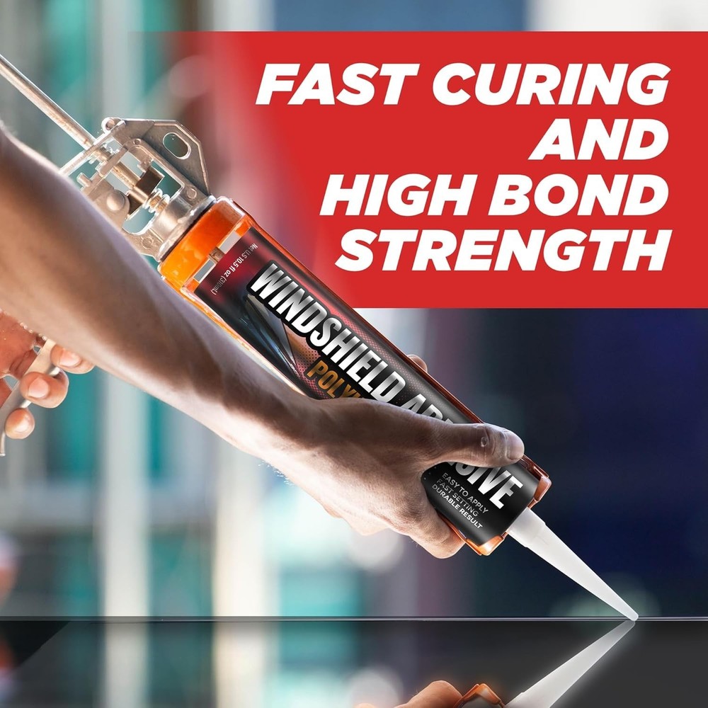 Polyurethane Windshield Adhesive - Quick Curing & Weather Resistant Auto Glas...