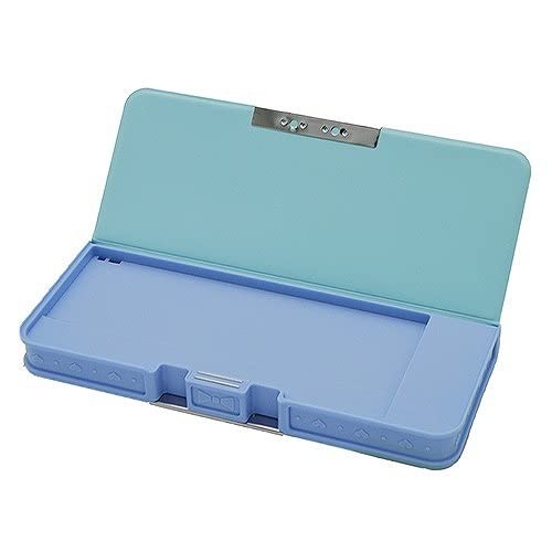 Showa Note Pencil Case Thin Type Pencil Case Light Blue