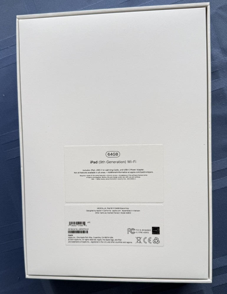 Lot of 4 Empty Apple iPad Boxes