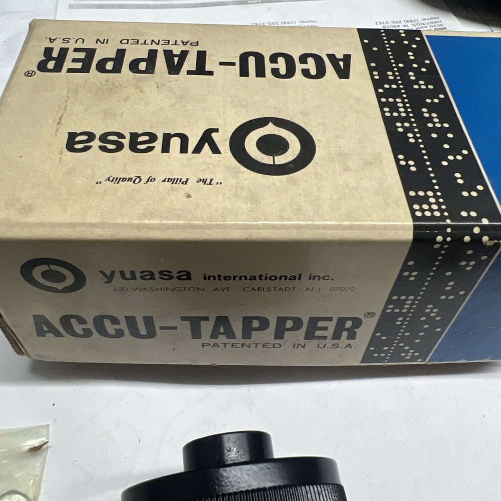 NOS Yuasa 530-030 Reversible Tapping Attachment, Wrenches, collets