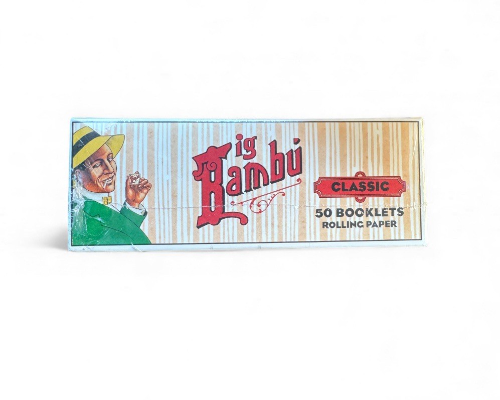 Big Bambu Cigarette Rolling Paper Box - 50 Booklets Classic