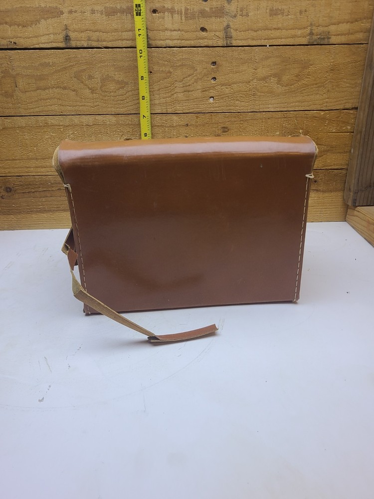 Vintage Highway Emergency Kit W Leather Case & Complete First-Aid kit