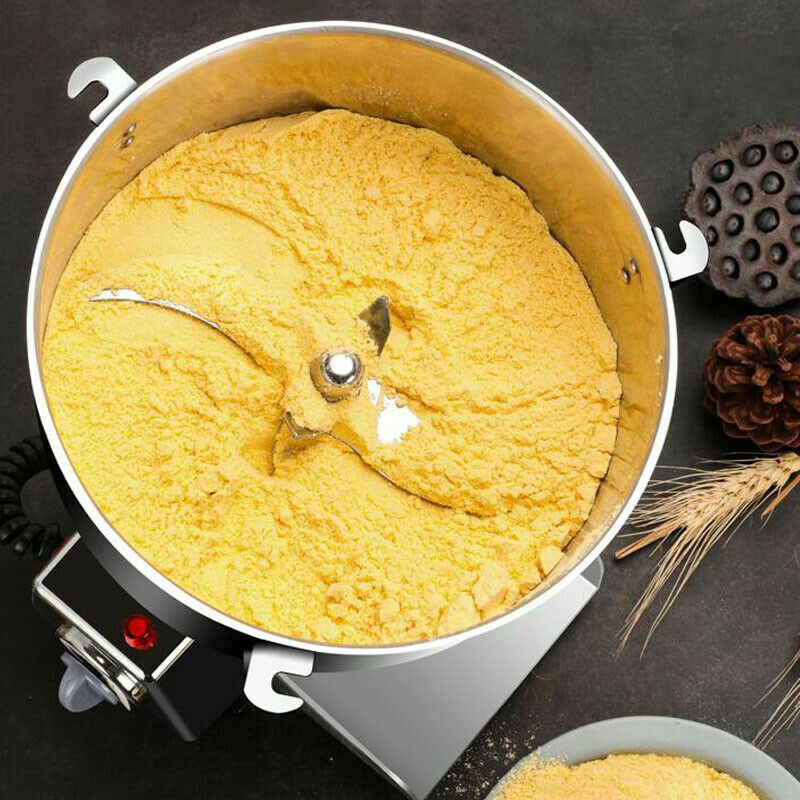 220V Electric Grain Grinder Coffee Bean Nuts Mill Grinding Machine Kitchen 800g