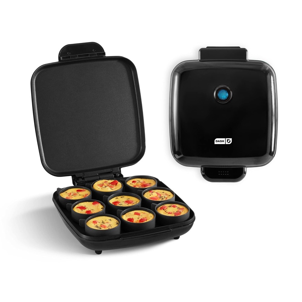 Electric Egg Bite Maker - Non-Stick Silicone Cups, 9 Servings, Quick Cleanup, Sp
