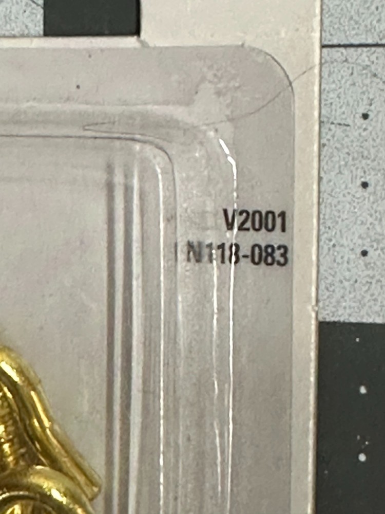 3-pack 2/PC National Hardware N118-083 Solid Brass Hook & Eye 1-1/2"