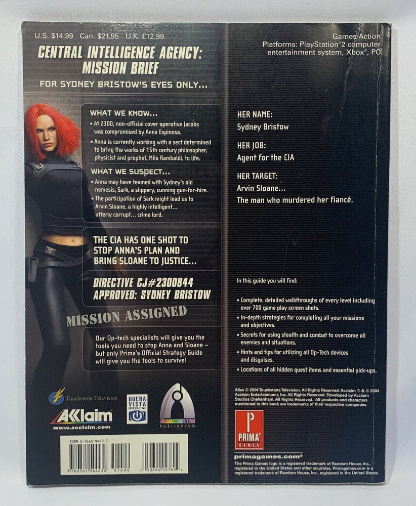 Prima Official Strategy Guide - Alias