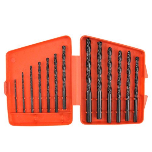 13 Pc Carbon Drill Bit Set Mechanic Industrial Home / plastic index storage case