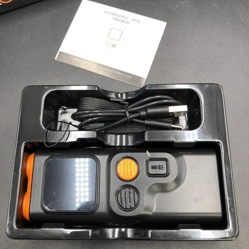 Pawcify BarkGuard Dog Bark Control Device Ultrasonic Trainer LED Flashlight New