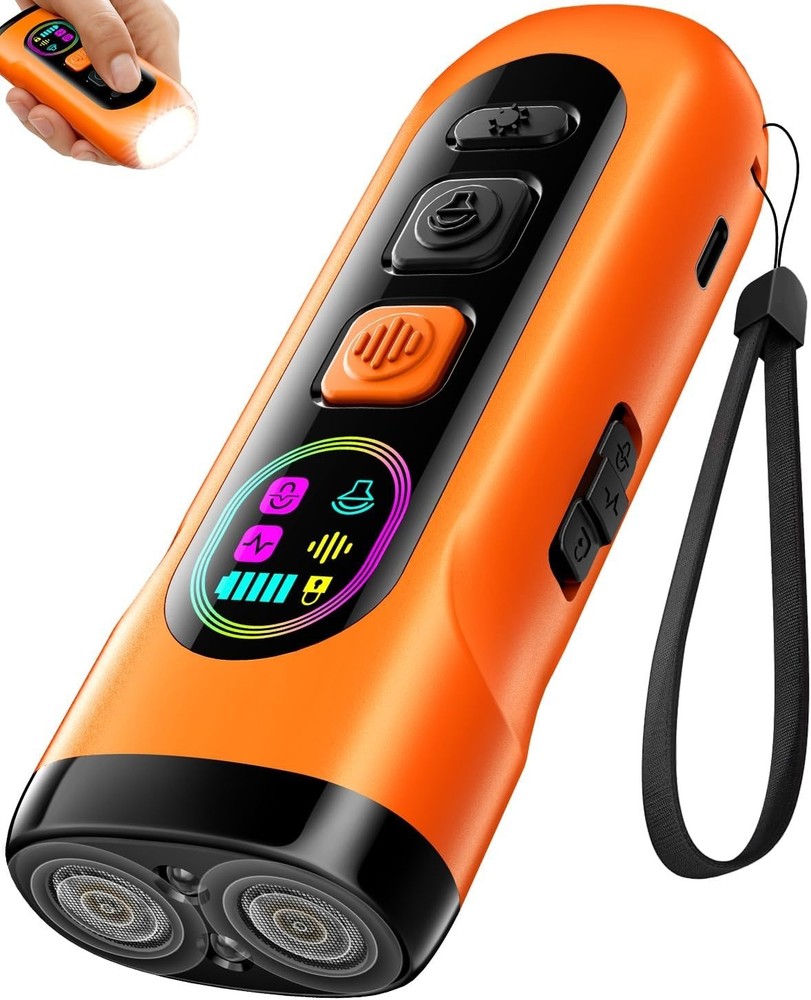 LED Flashlight Ultrasonic Bark Control Device - Safe & Portable for Dog Training