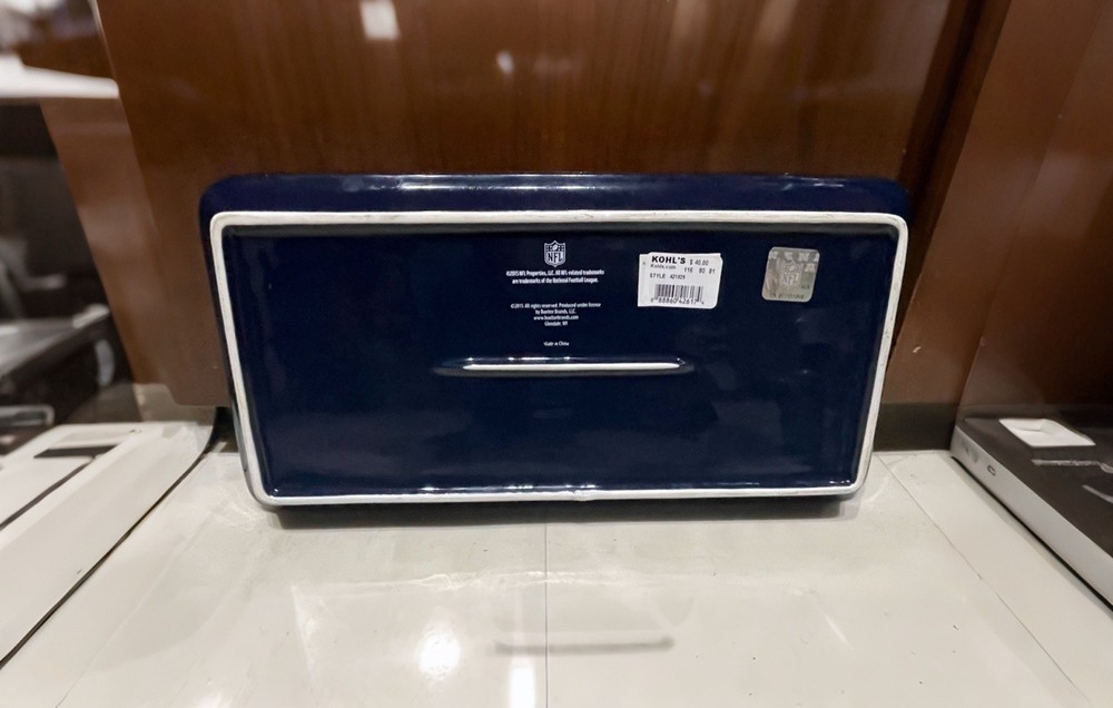 NFL Seattle Seahawk 14” Rectangular Serving Platter. NWT & With Holographic Seal