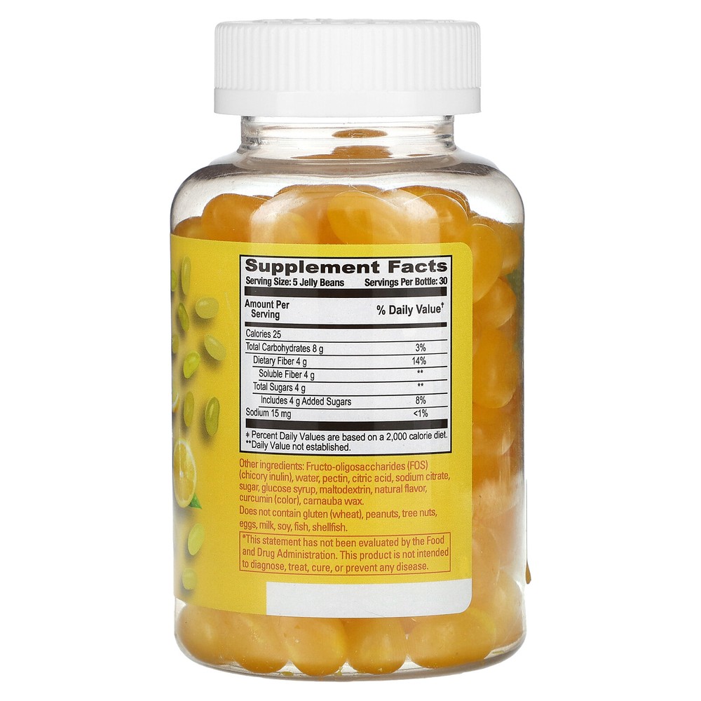 Fiber Jelly Beans, Lemon Blast, 150 Jelly Beans
