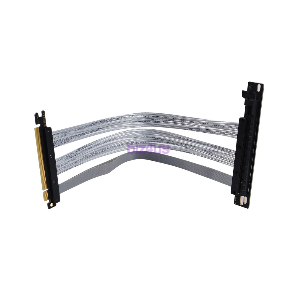 30CM 90 Degree PCIE 4.0 Extension Cable 16x Shielded High Speed GPU Riser Cable
