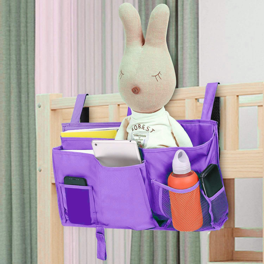 Bunk Bed Organizer - Bedside Storage Caddy with Pocket, Hanging Organizer for Ca