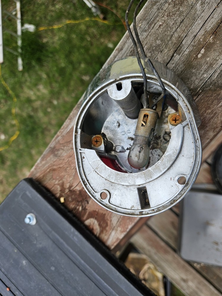 Antique Front Boat Light Good Shape Not Cleaned