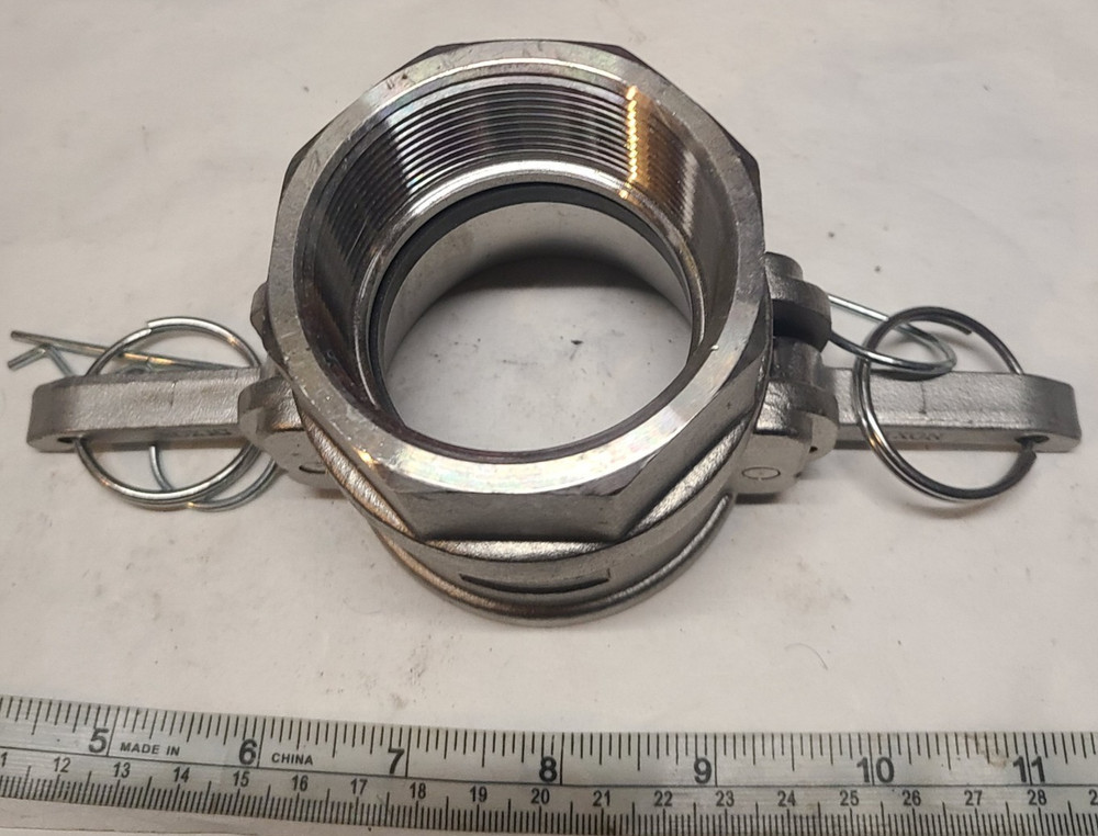 2" DIXON D-200 Type D Coupler 316 Stainless Steel