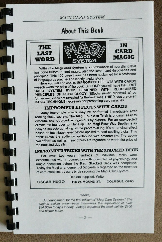 Magi Card System by Oscar Hugo