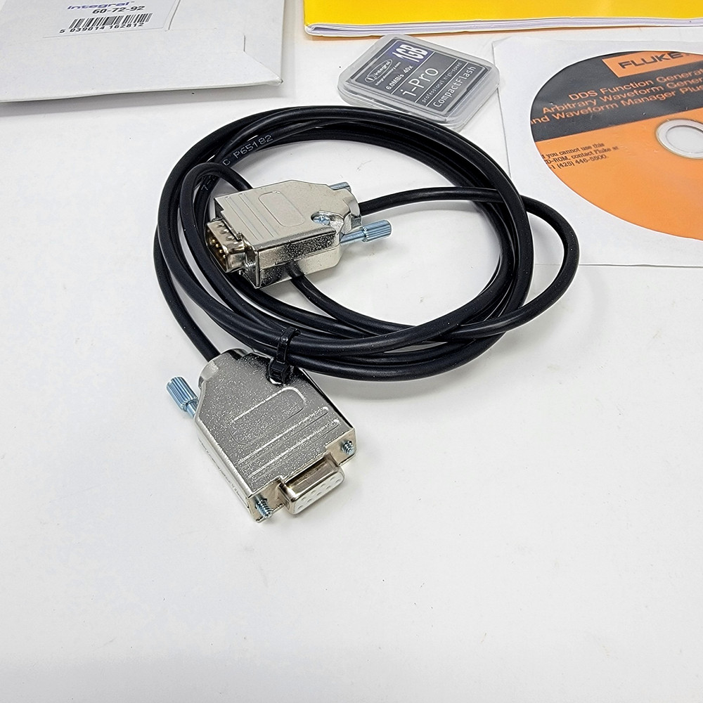 FLUKE MS/s ARBITRARY WAVEFORM GENERATOR MANUAL CD ROM CABLE KIT NEW