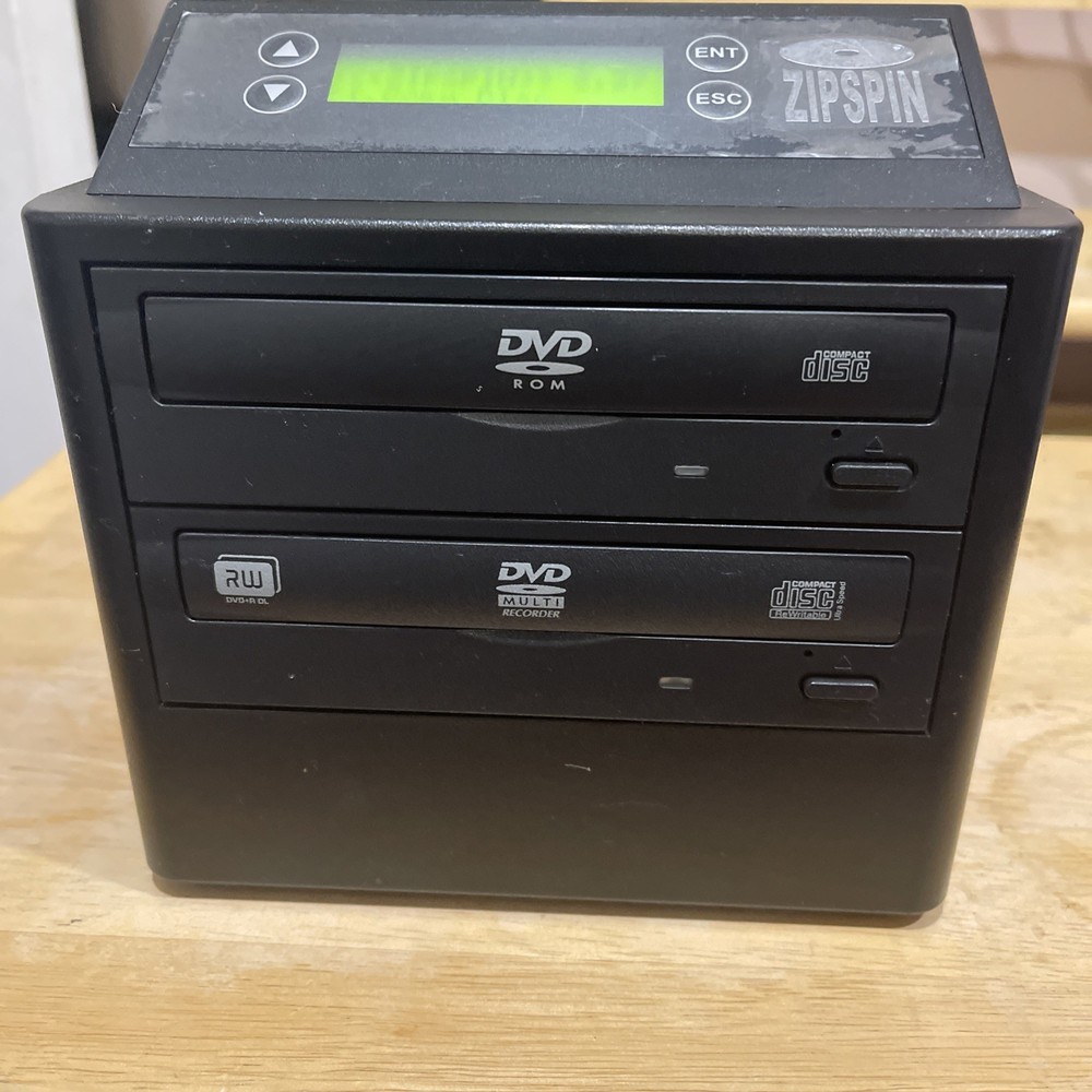 Used Zipspin CD/DVD Duplicator CD DVD Copier- No Instruction Booklet