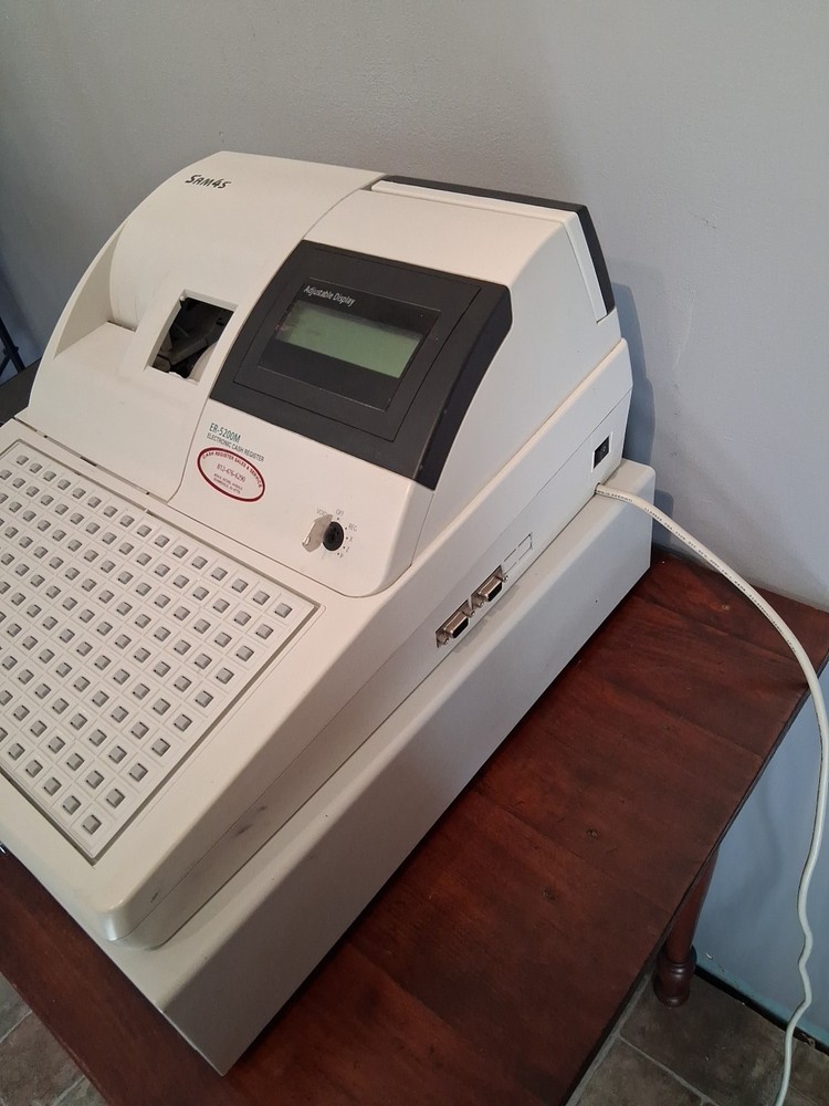 Sam4S ER-5200M Stuck In Sequence Error No Key Pad Missing Spool For Parts/Repair