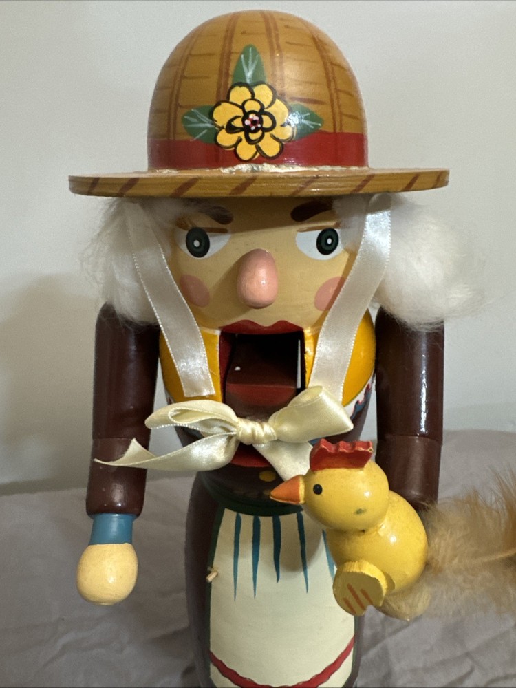 Vintage Wooden Nutcracker 14”