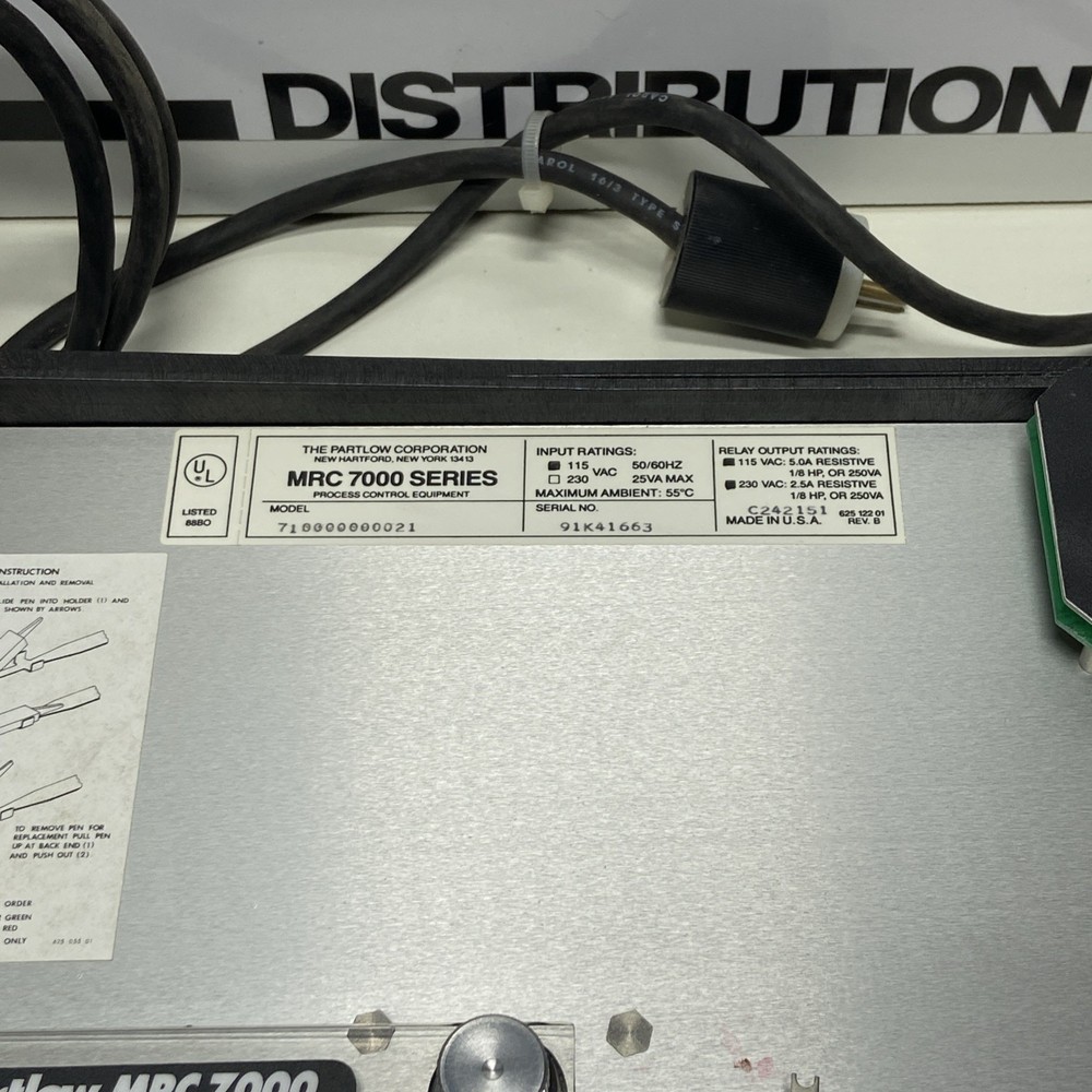 Partlow 710000000021 Chart Controller/Recorder