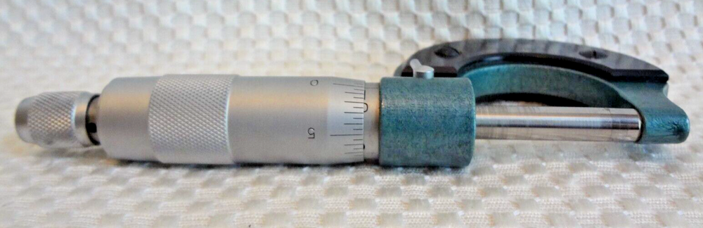 1" Supreme Micrometer - Dial Caliper 161201 w/ Box / Instructions / Adj Sheet