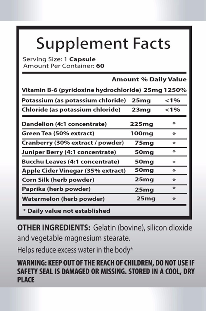 Antioxidant boost - WATER AWAY - RASPBERRY KETONE COMBO - raspberry ketones