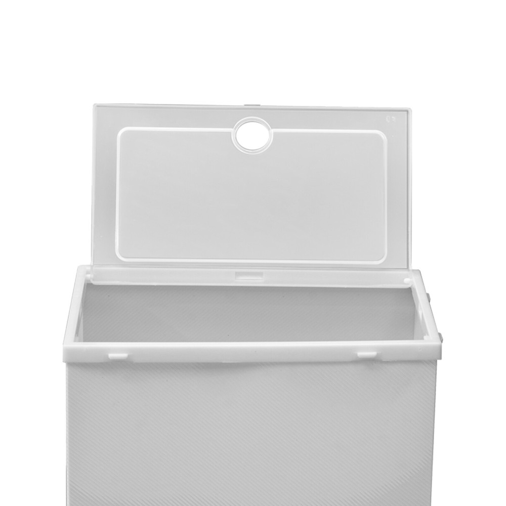 24x Plastic Stackable Shoe Storage Organizer Clear Storage Box Display Case Box