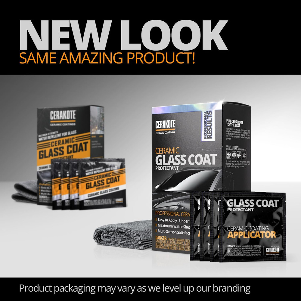 CERAKOTE Rapid Ceramic Glass Coat Windshield Kit Professional Ceramic Coating