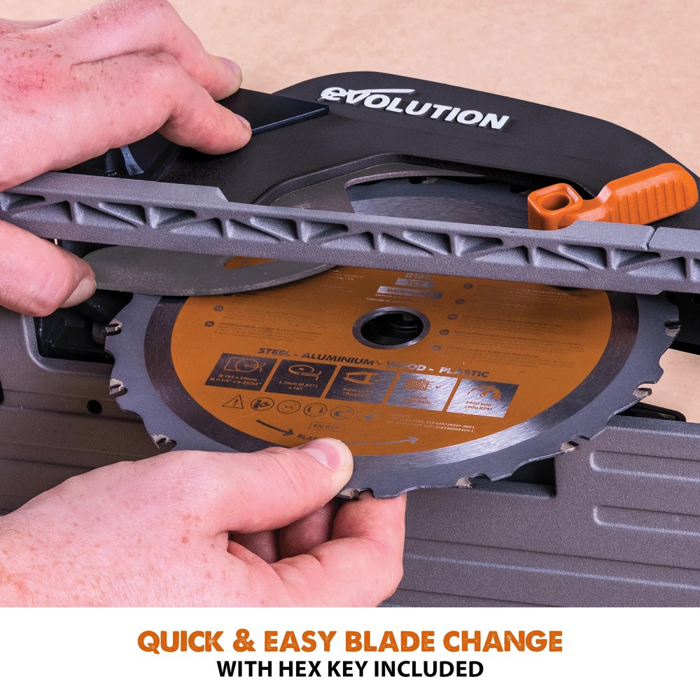 Evolution R185CCS Multi-Material Cutting Circular Saw
