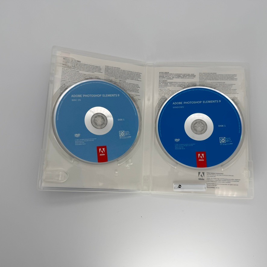 Adobe Photoshop Elements 9 Complete With Serial Number Open Box