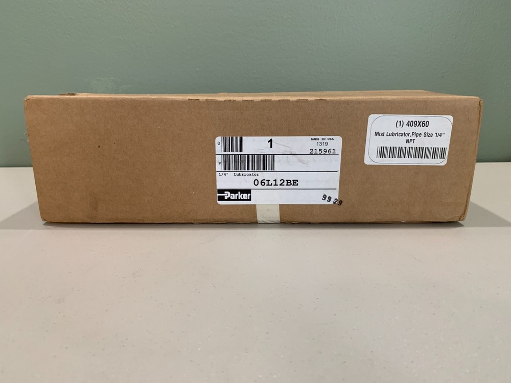 Parker 06L12BE Mist Lubricator, Pipe Size 1/4"