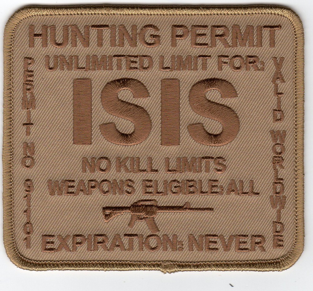 ISIS Hunting Permit - BCPatch Cat No. C7219