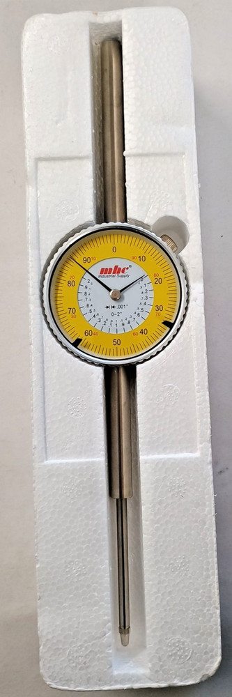 MHC Dial Drop Indicator 2" Range 2-9/32 Dial Dia Lugback 6605-4205