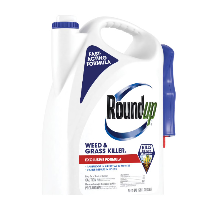 Roundup Weed and Grass Killer with Trigger Sprayer, Exclusive Formula - 1 Gal.