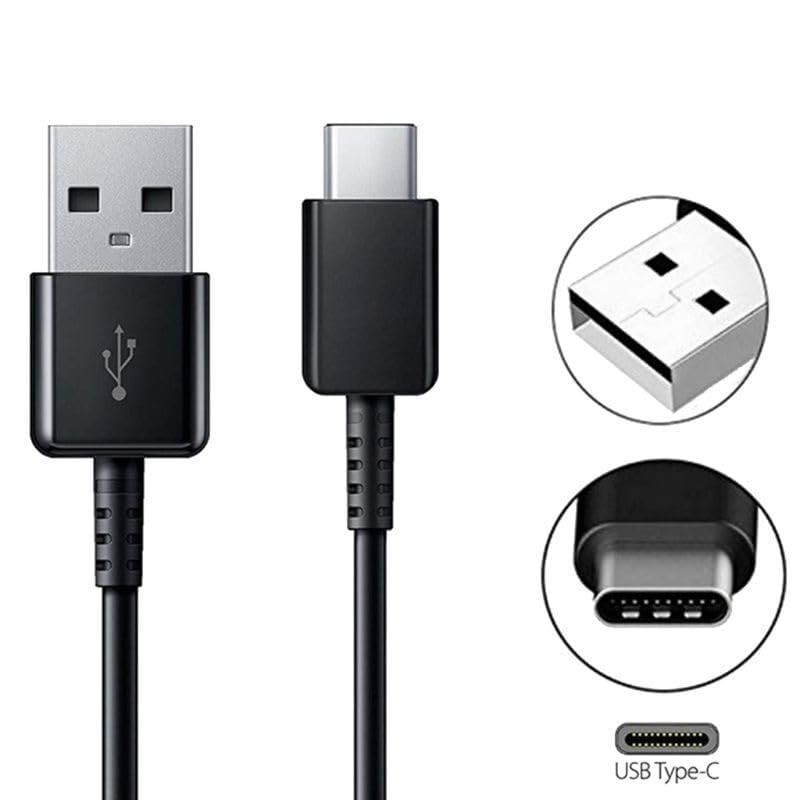 USB Type-C Fast Charging Cable for Samsung Galaxy /Android Phone Universal Black