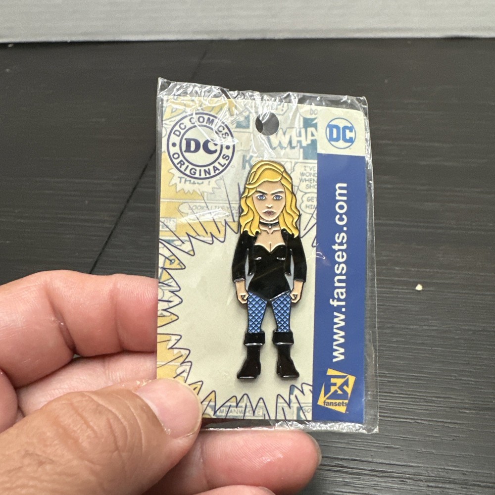DC Comics Classic BLACK CANARY Licensed FanSets Pin MicroChracters