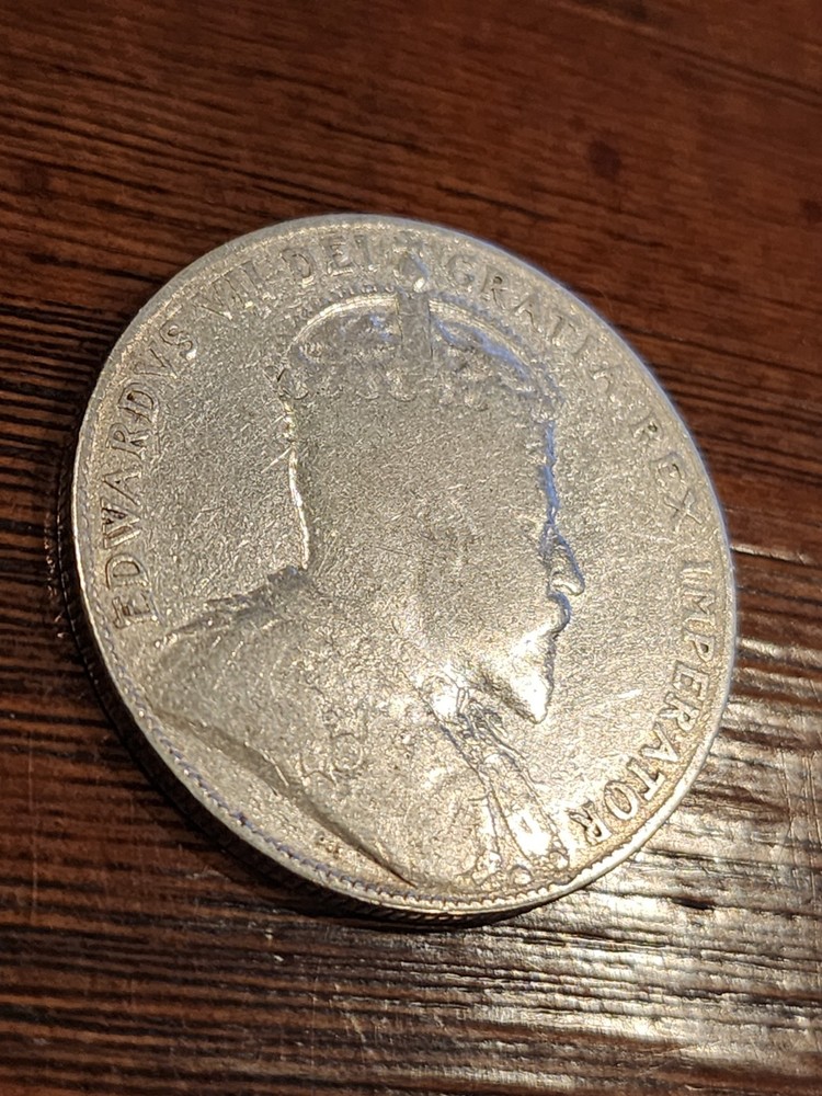 1909 Canada 50 Cents Silver Coin