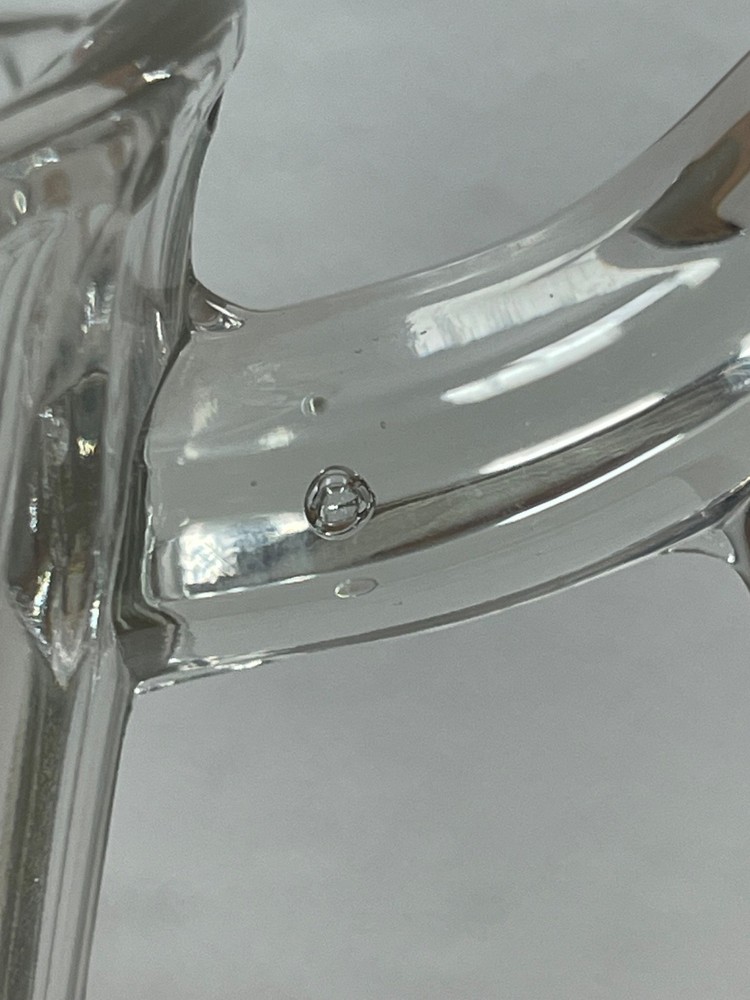 Imperial Glass Pitcher Cut Clear Glass with Handle