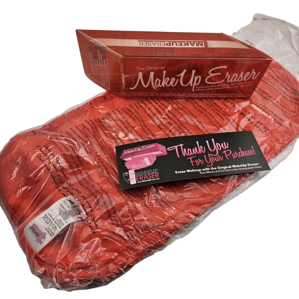 The Original MakeUp Eraser Red New in Package