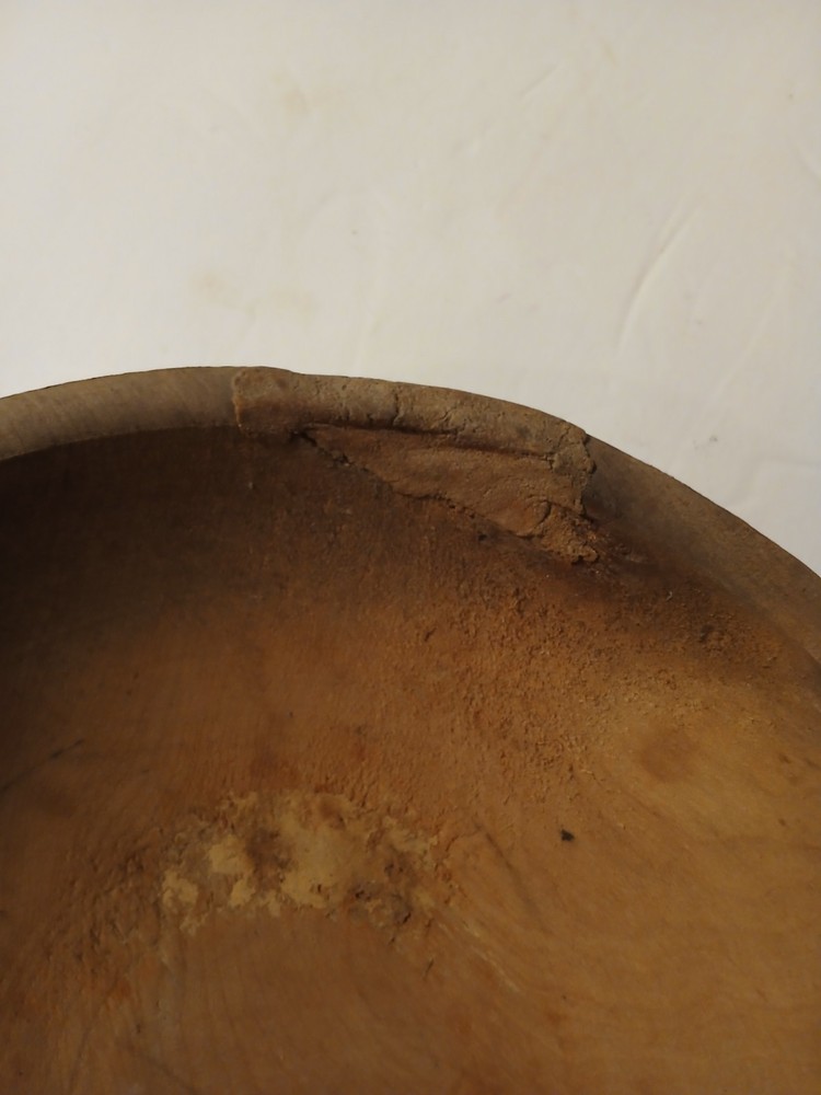 Antique Three Handturned Bowls